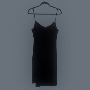 Little Black Dress with a Cowl Neck